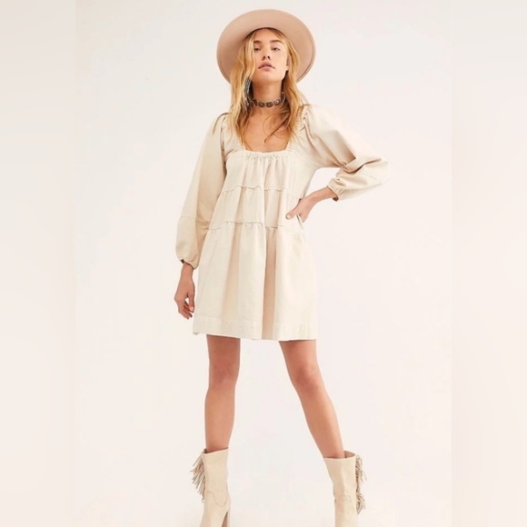 Free People Dresses & Skirts - 🩷 FREE PEOPLE (adorable winter) dress! NWOT 🩷